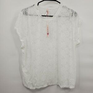 Adore Me Yoko T Shirt Lounge Set Women Size Plus 2X NWT Lace 2PC Set Intimates